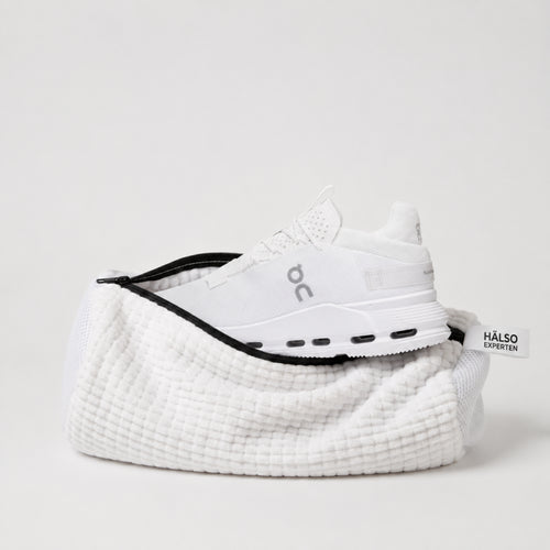 Saubere Schuhe nach nur einem Waschgang in der Waschmaschine.